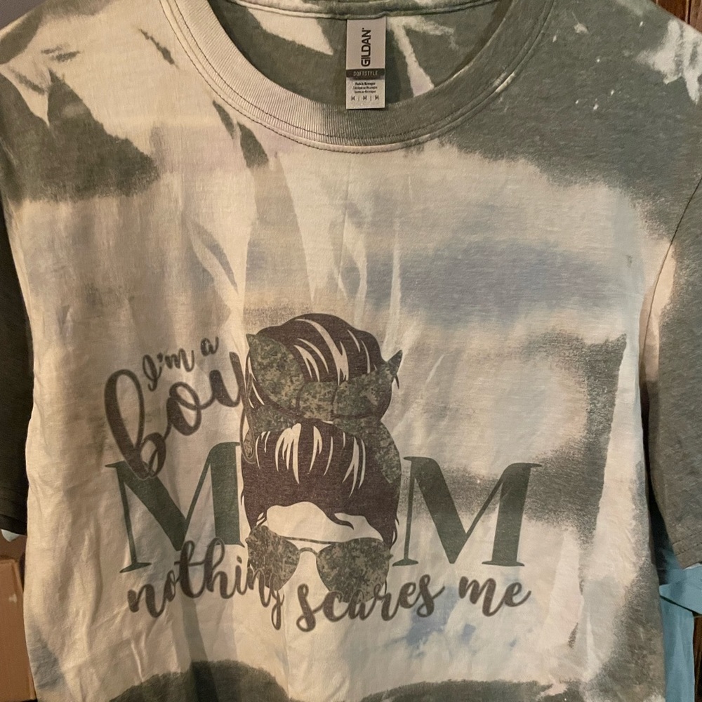 Size medium hand made bleached and non bleached tees most are gildan softstyle